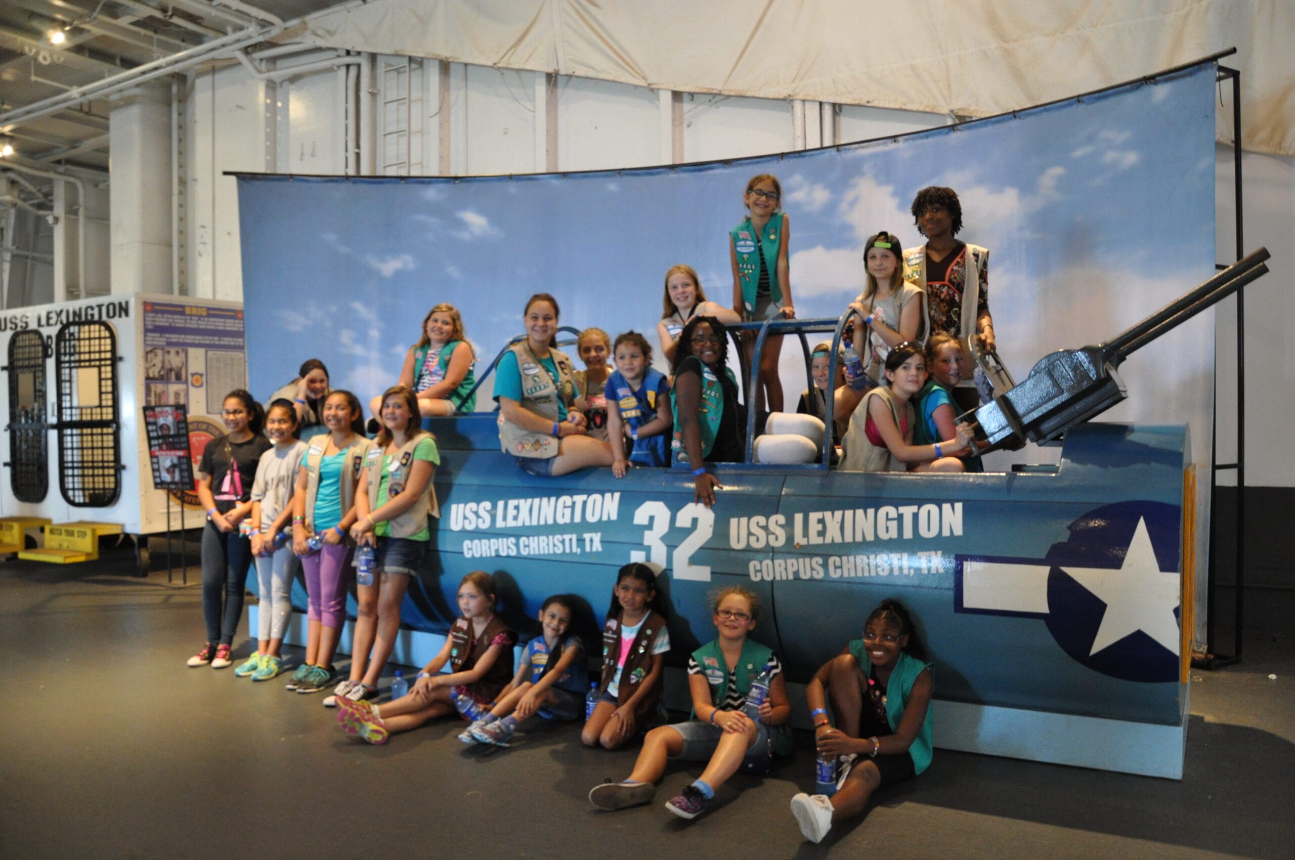 USS Lexington Live Aboard and Morning at the Texas State Aquarium